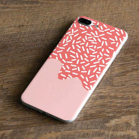 Coral Spring Sprinkles iPhone 8 Plus Skin